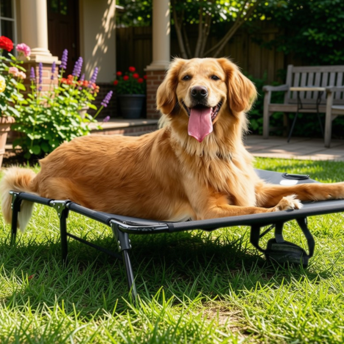 Cloud Hound portable dog bed for indoor and outdoor use