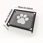 Cloud Hound Paw Print Edition elevated dog bed